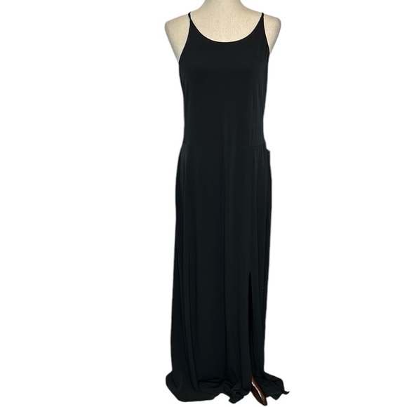 Express NWT Black Sexy Maxi Dress‎ Women's XL  Cocktail Whimsigoth Wedding Guest - Picture 1 of 7